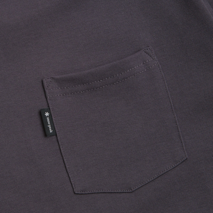 Snow Peak New Standard Pocket T-shirt - Charcoal
