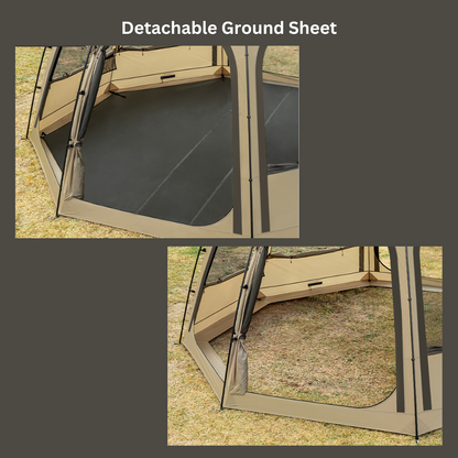 KZM Viva Dome Shelter Plus - Sand