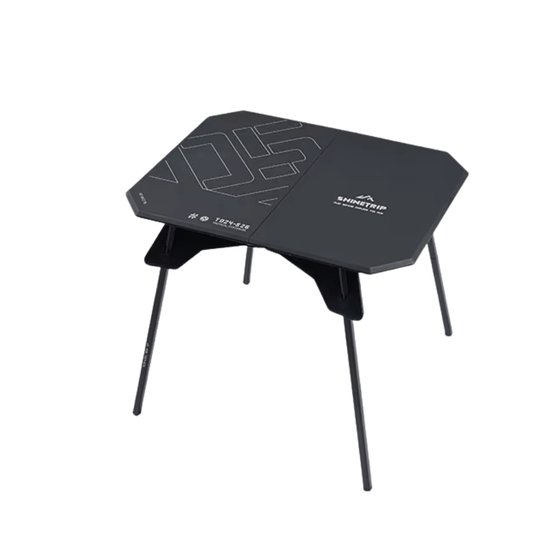 ShineTrip 05 Series Ultra-Light Dual-Purpose Folding Table -Black
