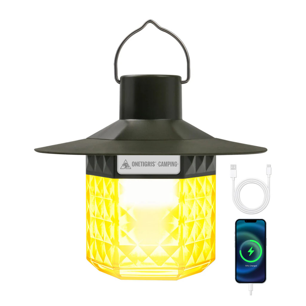 OneTigris LED Camping Lantern - Ranger Green