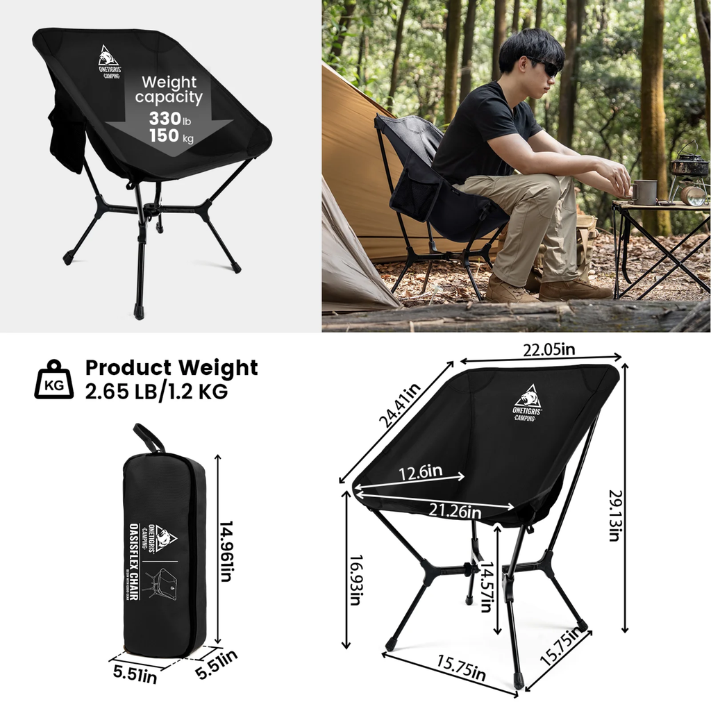 OneTigris Oasisflex Low Camping Chair