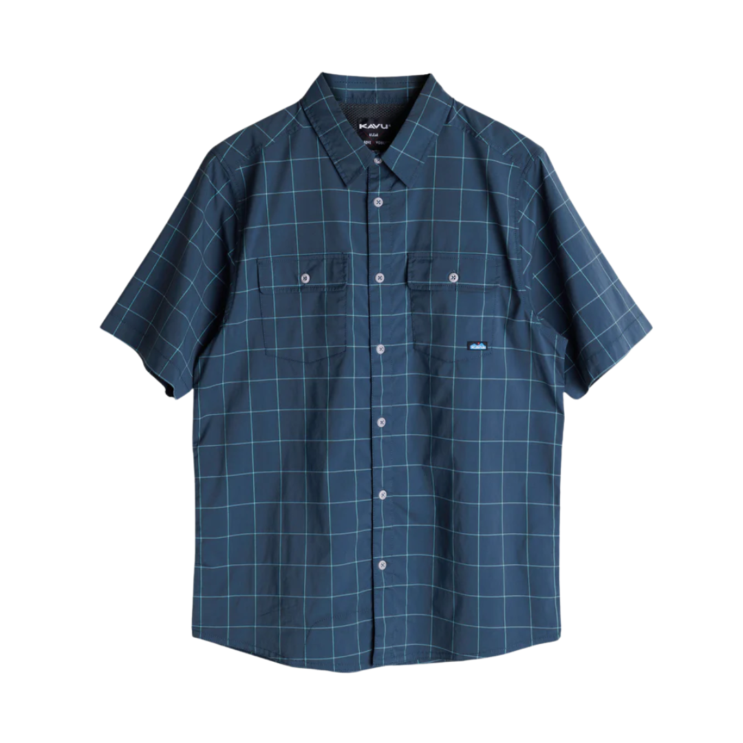 Kavu Shore Is Fun Short Sleeve Button-Up Shirt