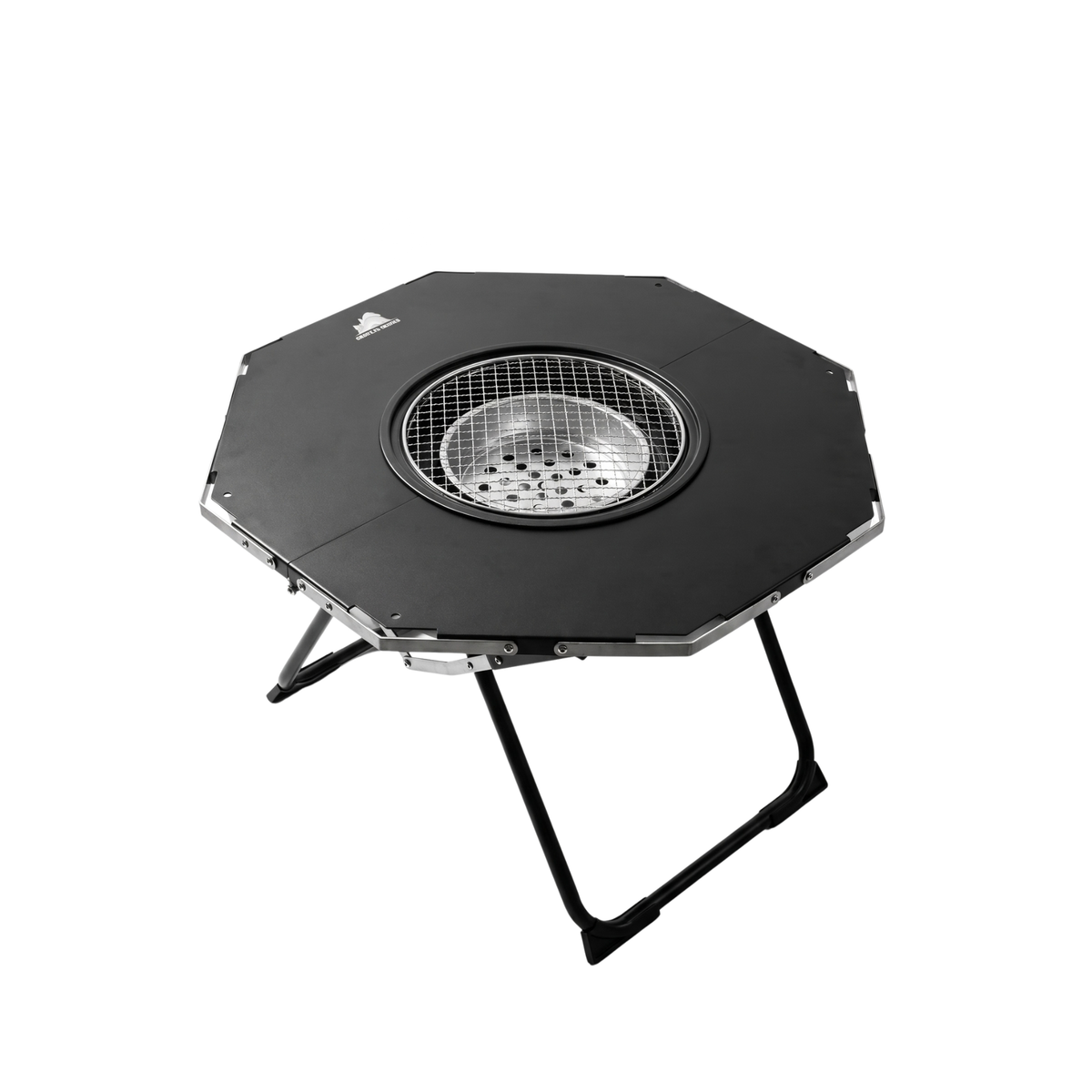 Goritta Works Premium-Grade Portable Octagon Korean Style Fire-Pit BBQ Table