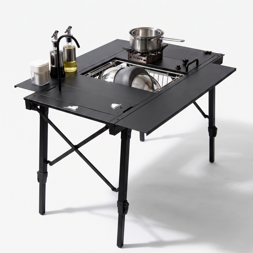 Goritta Works IGT Camping Table Modular Expandable Foldable