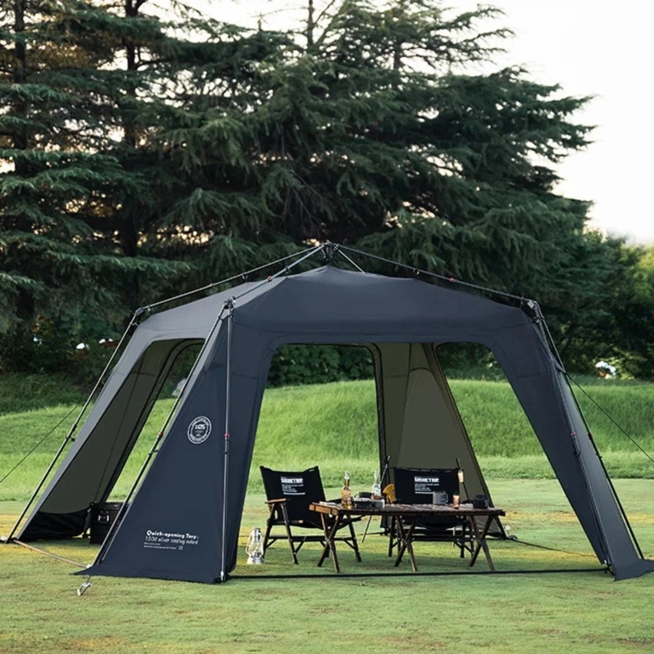 ShineTrip 05 Series Automatic Dome Canopy - Black
