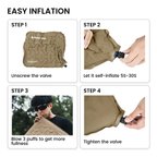 OneTigris Dynisland Self-Inflating Seat Cushion