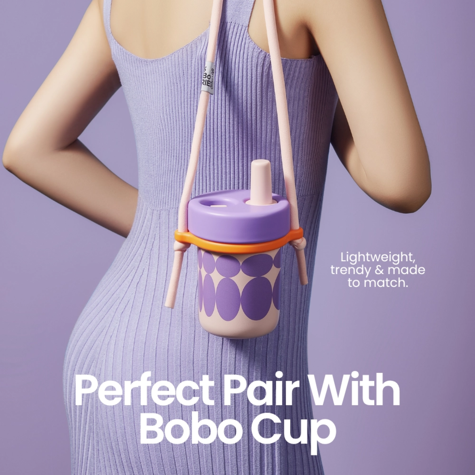 Chako Lab Bobo Ceramic Strap - Pink Orange