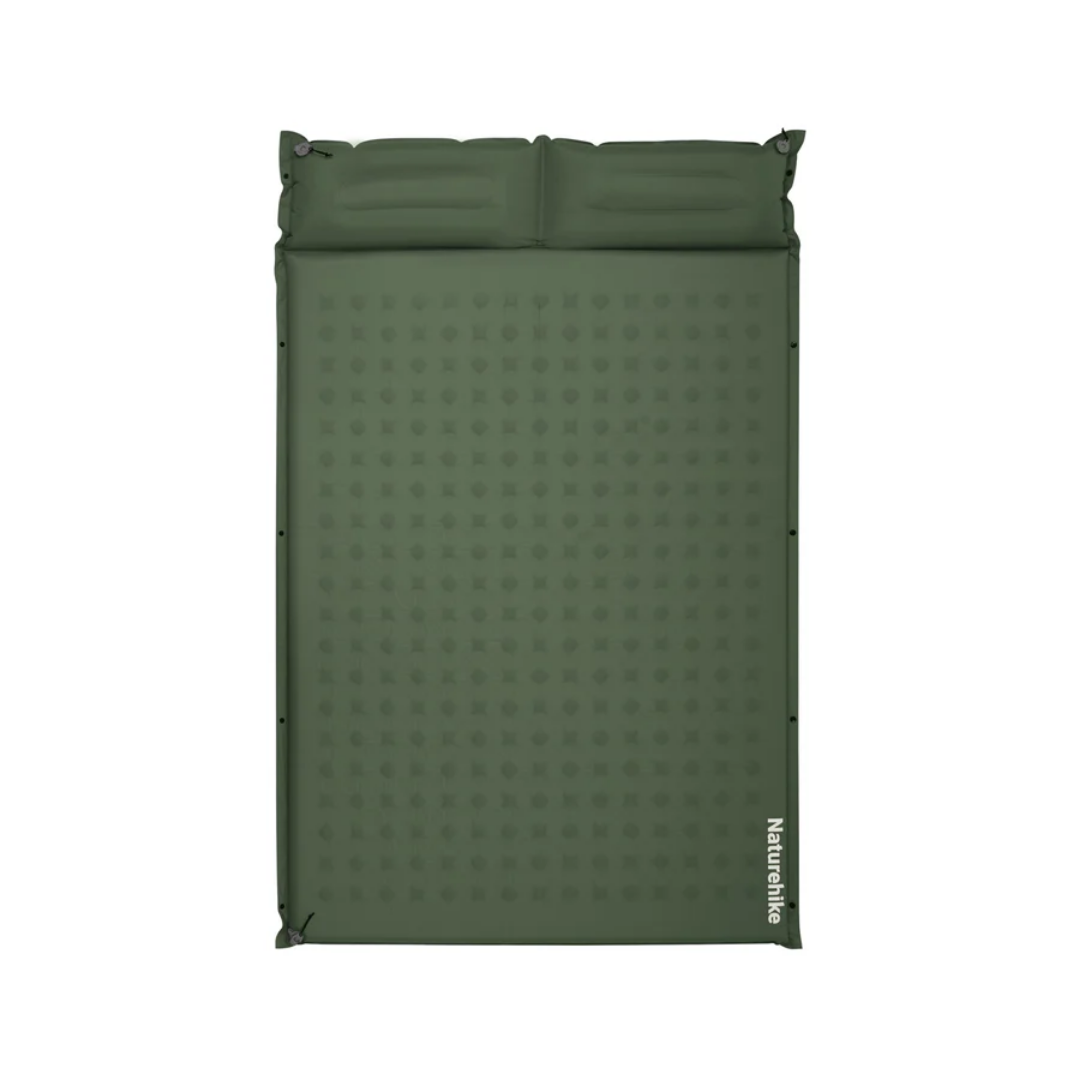 Naturehike D-Series R4.9 Automatic Inflatable Sleep Cushion 6cm with Pillow - Navy Green