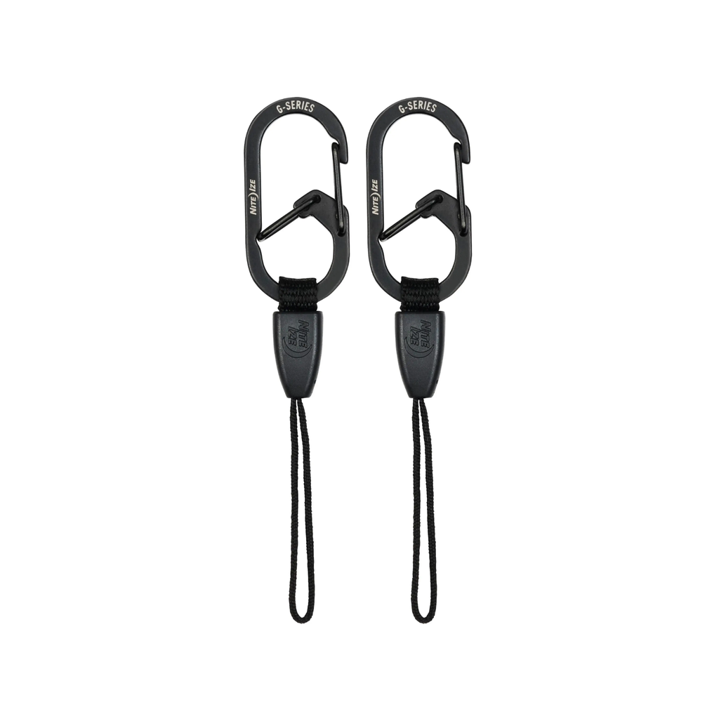 Nite Ize G-Series 1# Mini Lanyard 2 Pack - Black