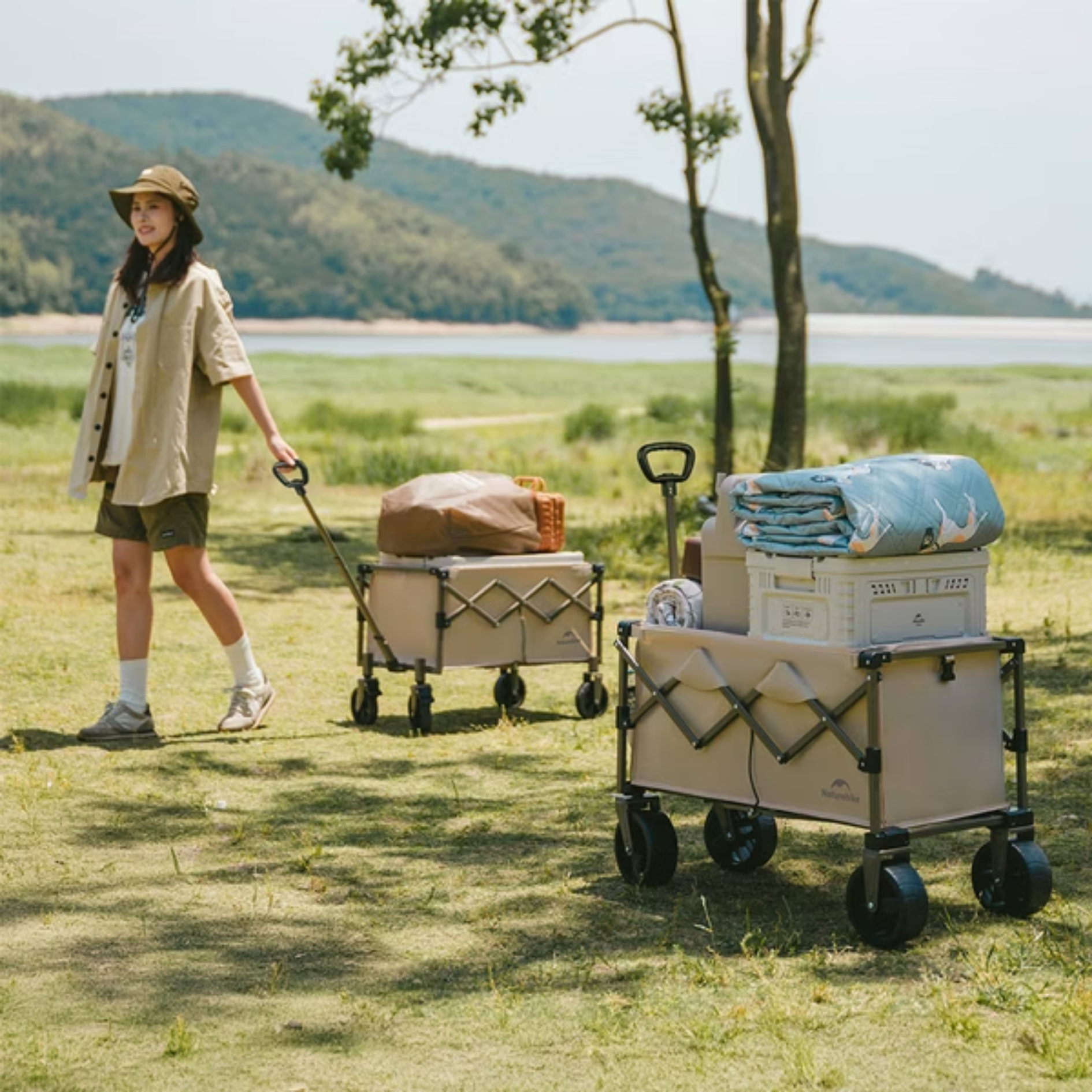 Naturehike Light Folding Trolley 100L