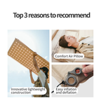 Naturehike D-Series R4.9 Automatic Inflatable Sleep Cushion 6cm with Pillow - Navy Green