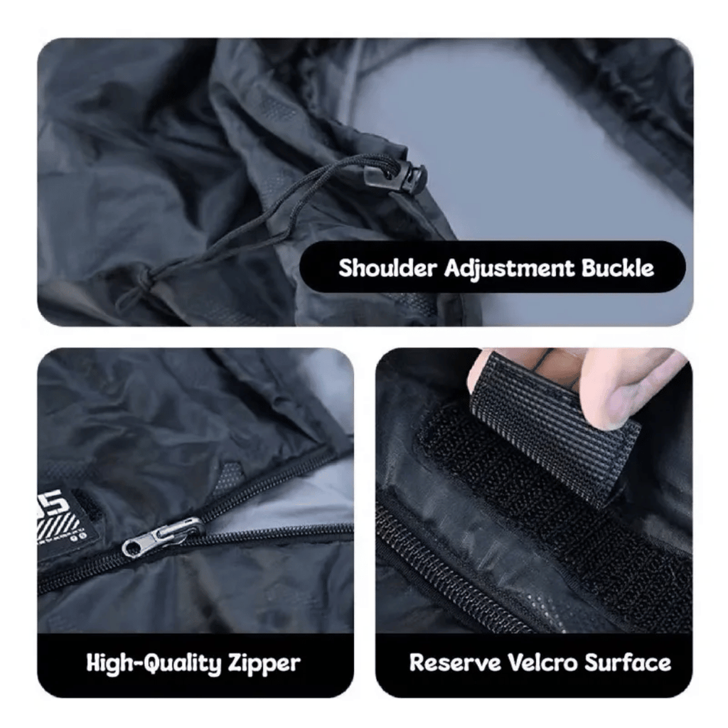 ShineTrip 05 Series Envelope Sleeping Bag – G200R Black