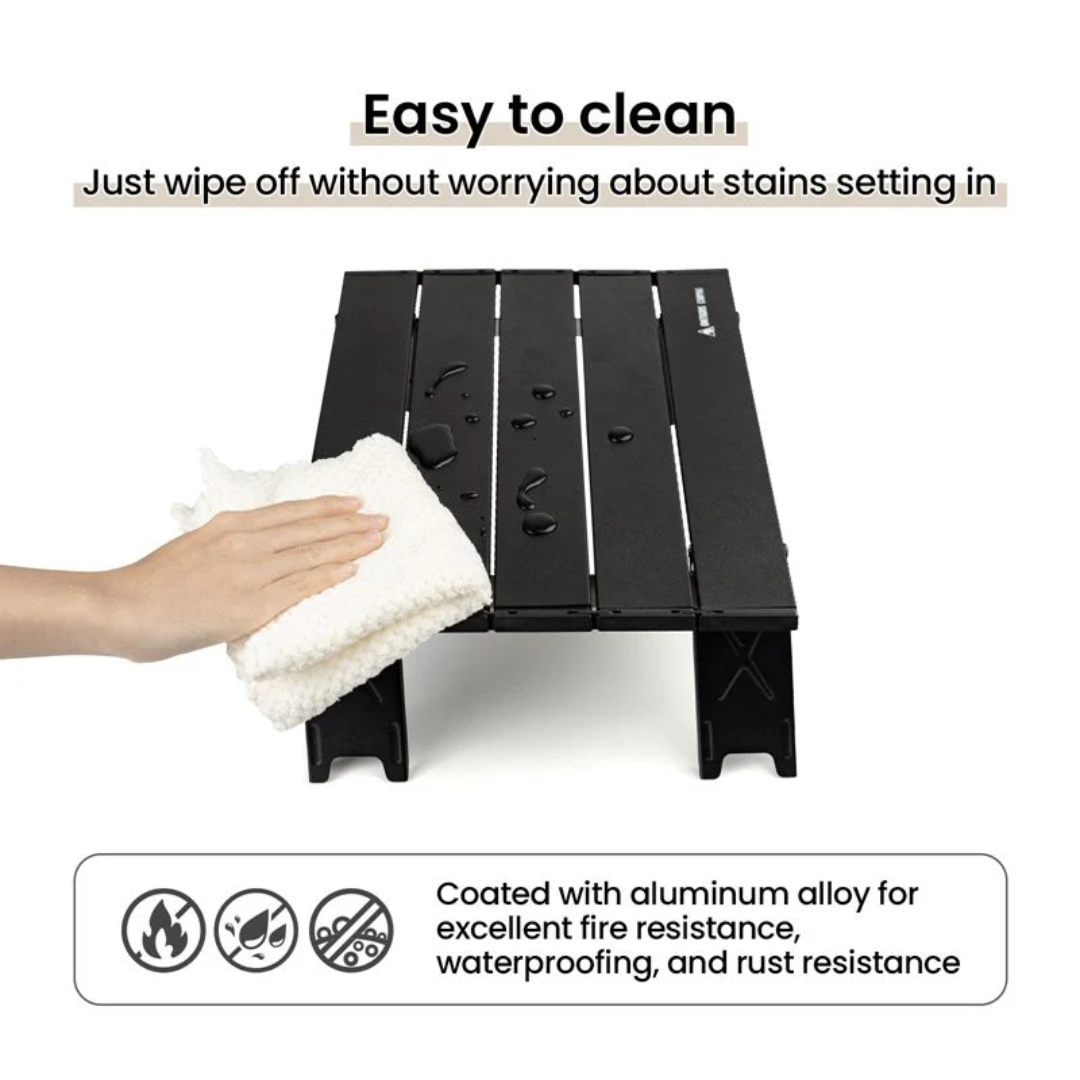 OneTigris Camp Backpacking Table - Black