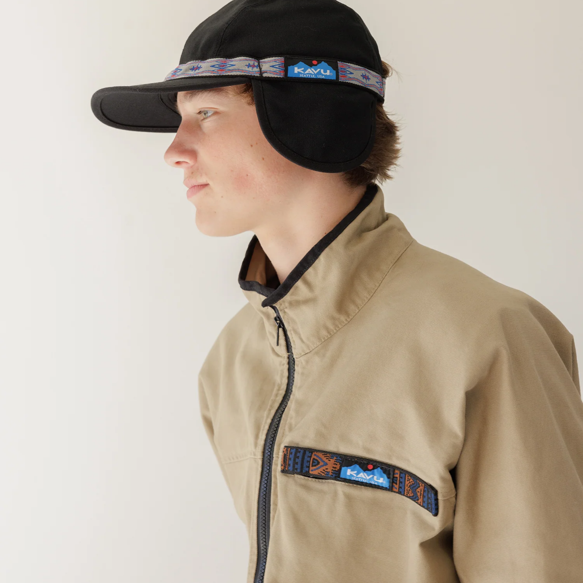 Kavu L/S FZ Throwshirt