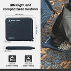 OneTigris Dynisland Self-Inflating Seat Cushion