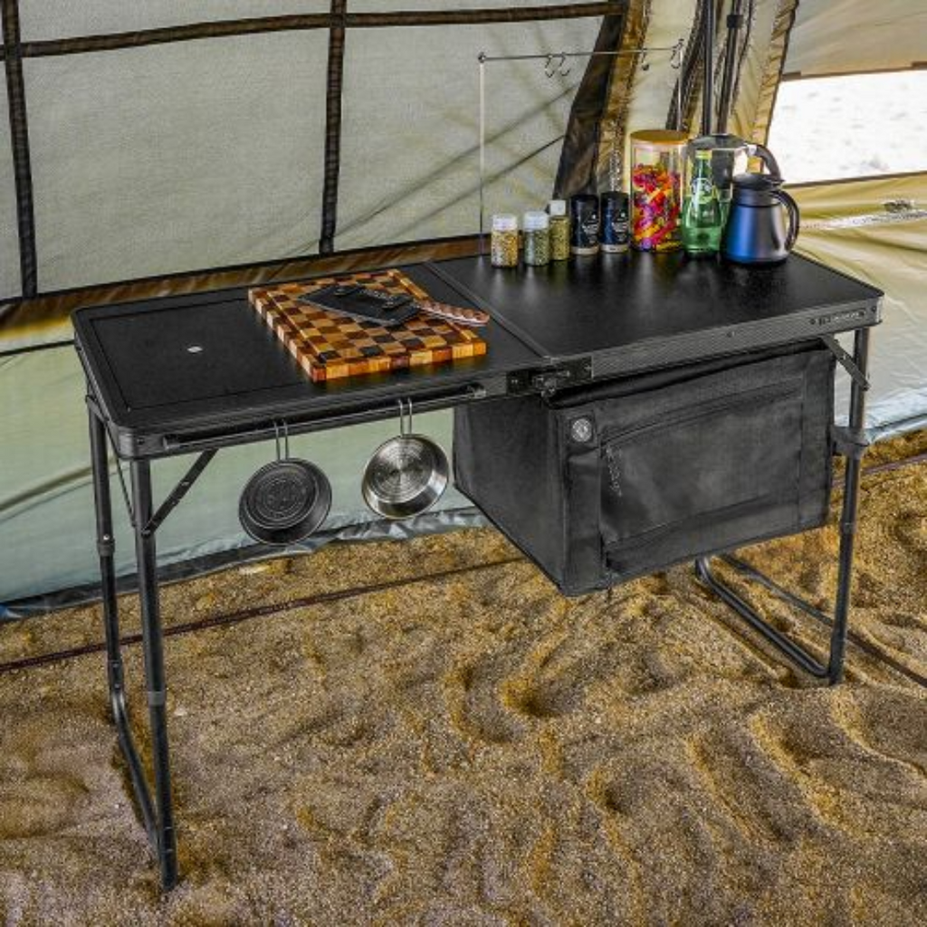 KZM Field Stove Table - Black