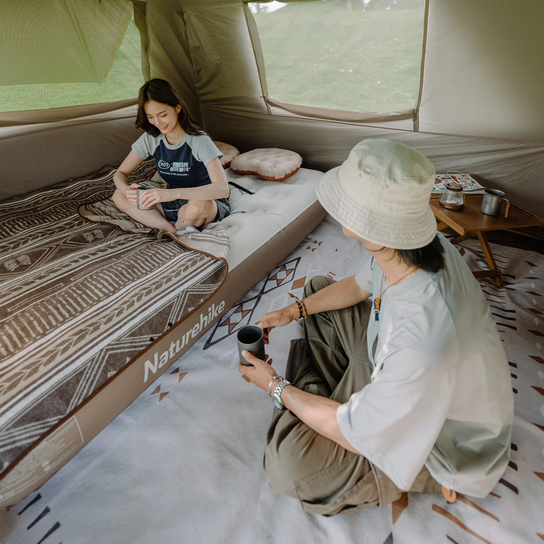 Naturehike Village 6.0 II Automatic Tent - Brown