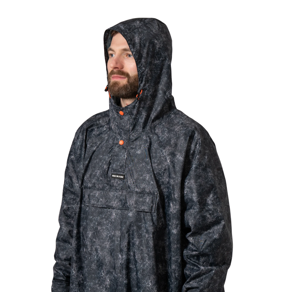 Mac In A Sac Festival Poncho Packable Waterproof Cape One Size