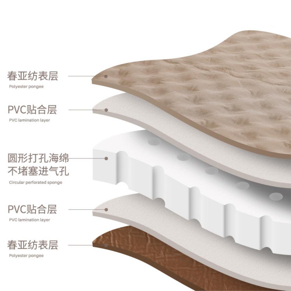 CSTUR Camping Inflatable Bed - Tan