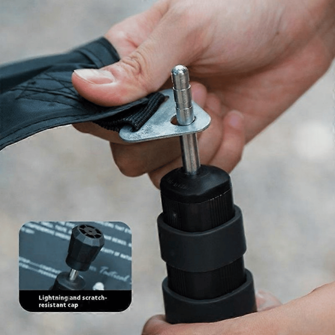 ShineTrip 05 Series Fully Retractable Canopy Pole 2.3m - Black