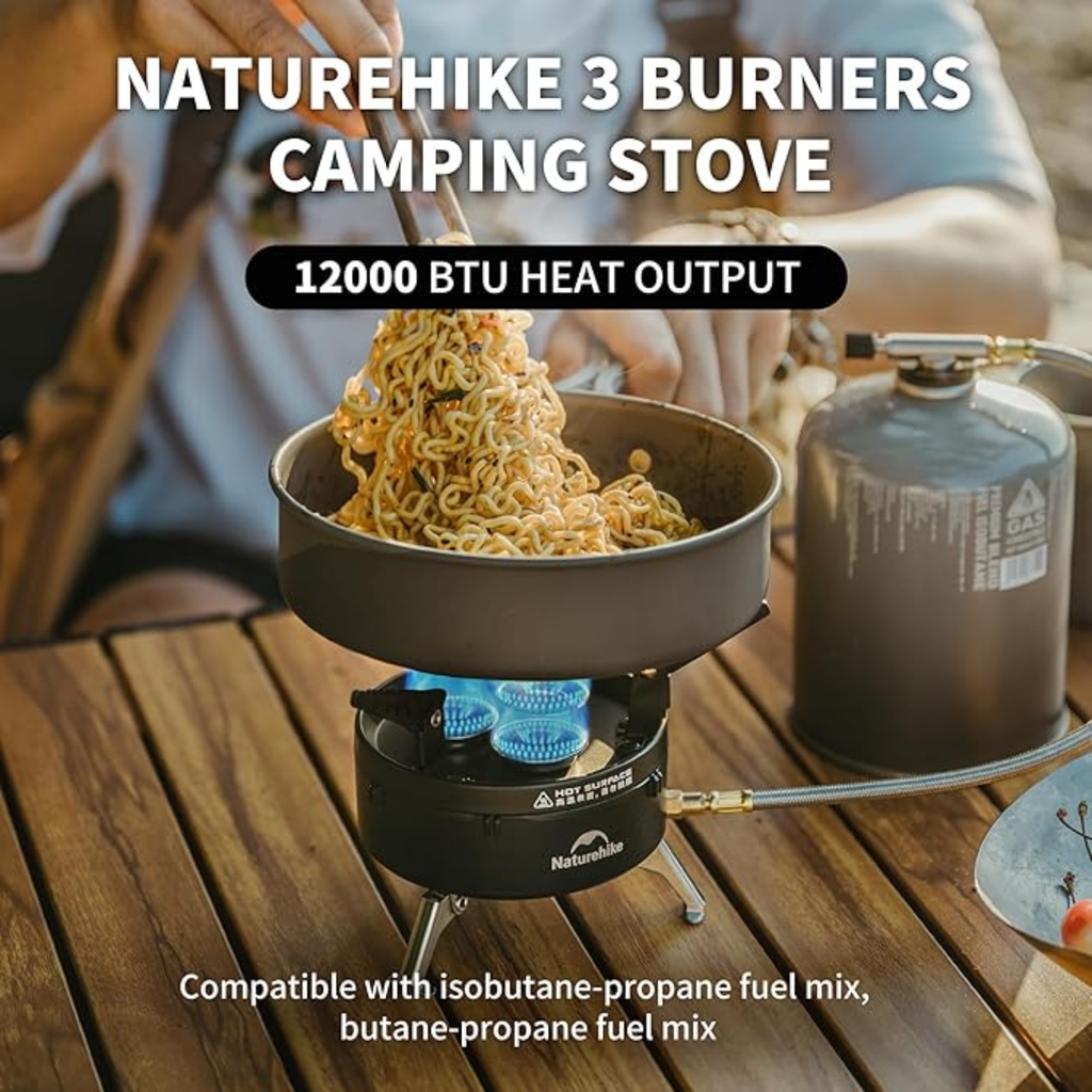 Naturehike Dark Star Three Burners Gas Stove