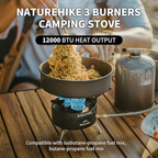 Naturehike Dark Star Three Burners Gas Stove