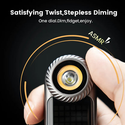 Loop gear LOOPDOT SK09 - Pixel Display EDC Flashlight With Fidget Dial