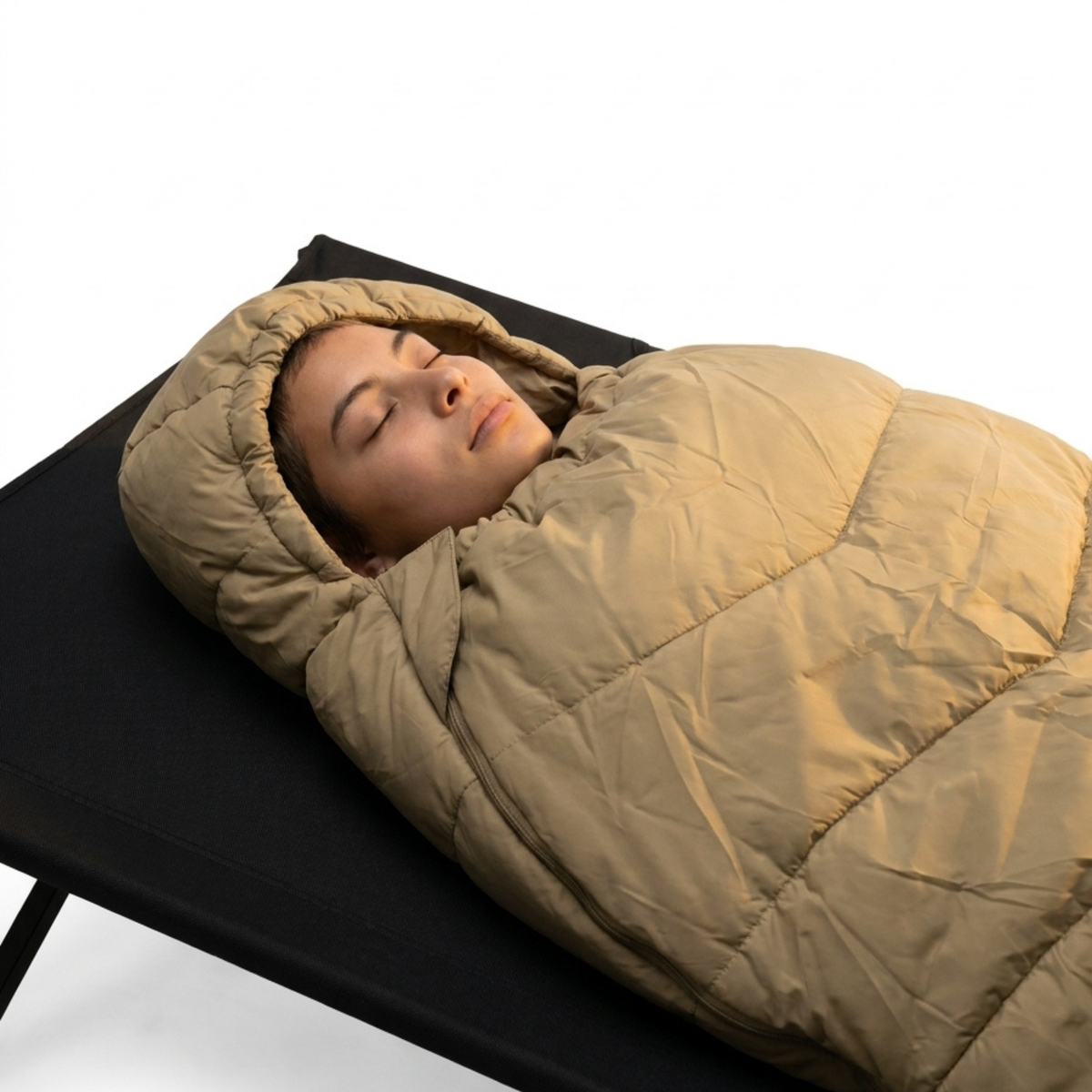 Goritta Works Warm & Cozy V-Shape Ergonomic Sleeping Bag - Coyote Tan