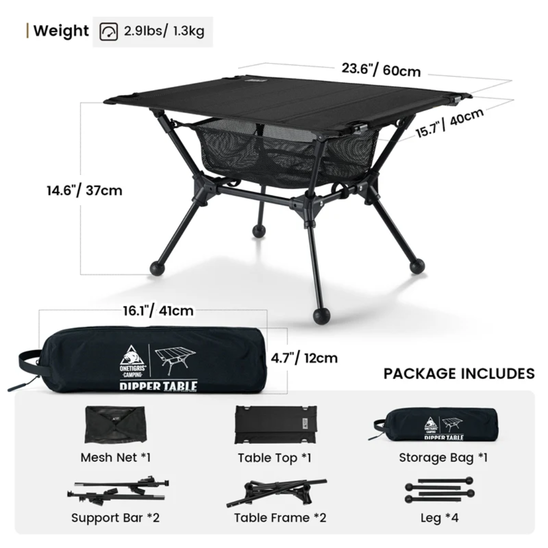 OneTigris Dipper Camping Table