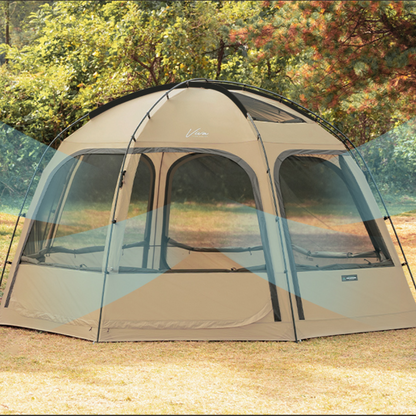 KZM Viva Dome Shelter Plus - Sand