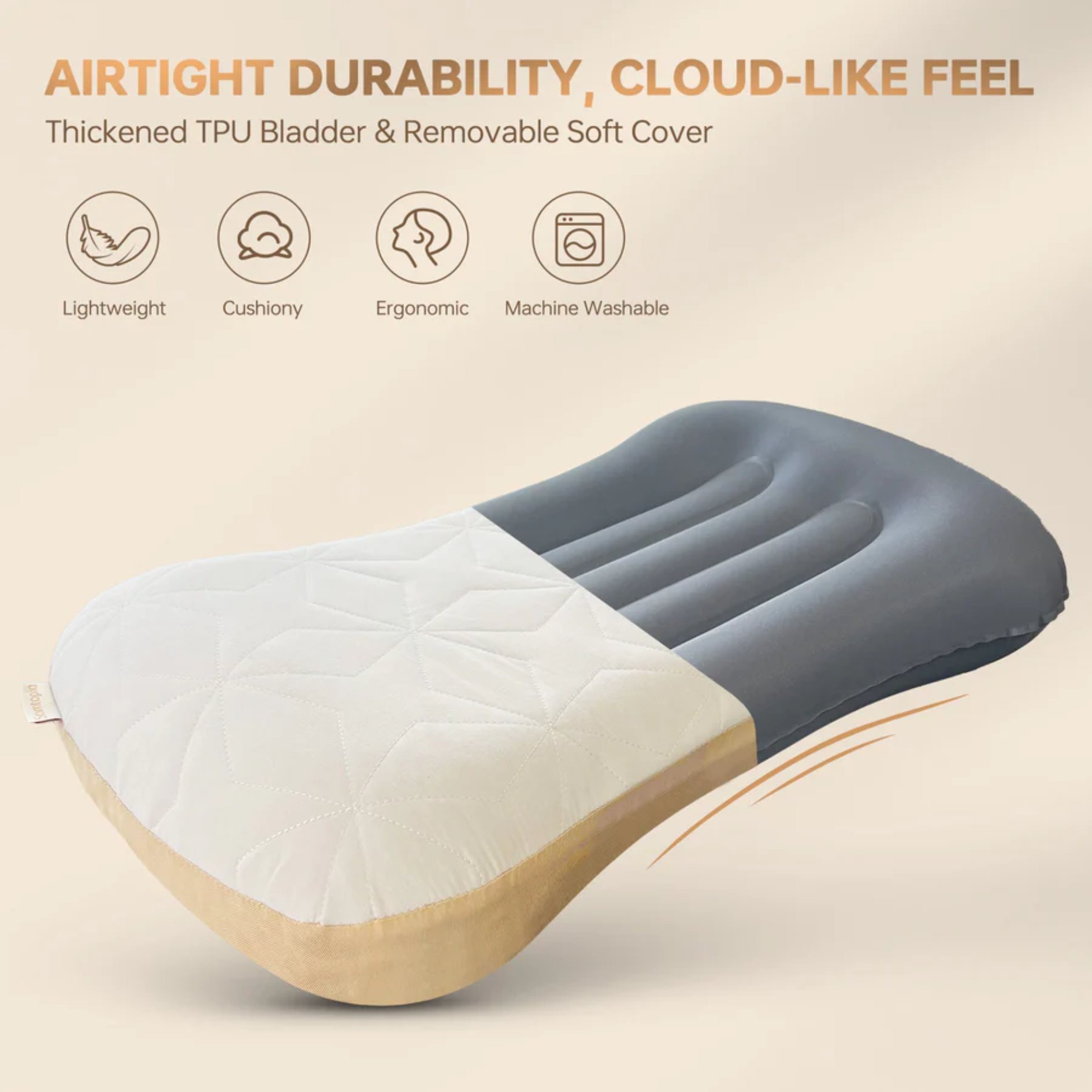 Samtopia Inflatable Air Pillow Extra Large
