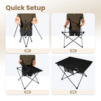 OneTigris Camp Mate Camping Table 08 - Black