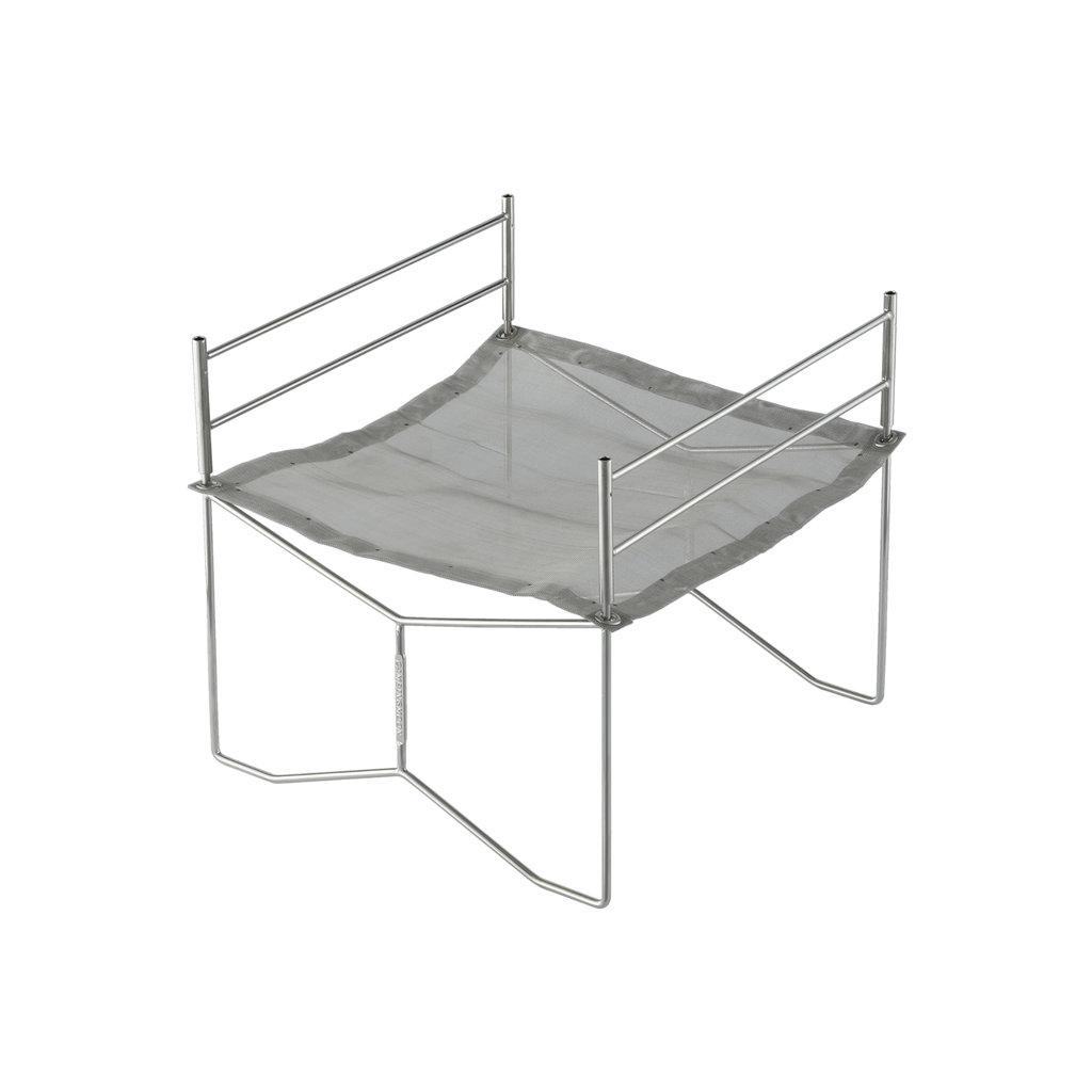 Campingmoon Solo Fire Pit with Cooking Grate