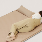 CSTUR Camping Inflatable Bed - Tan