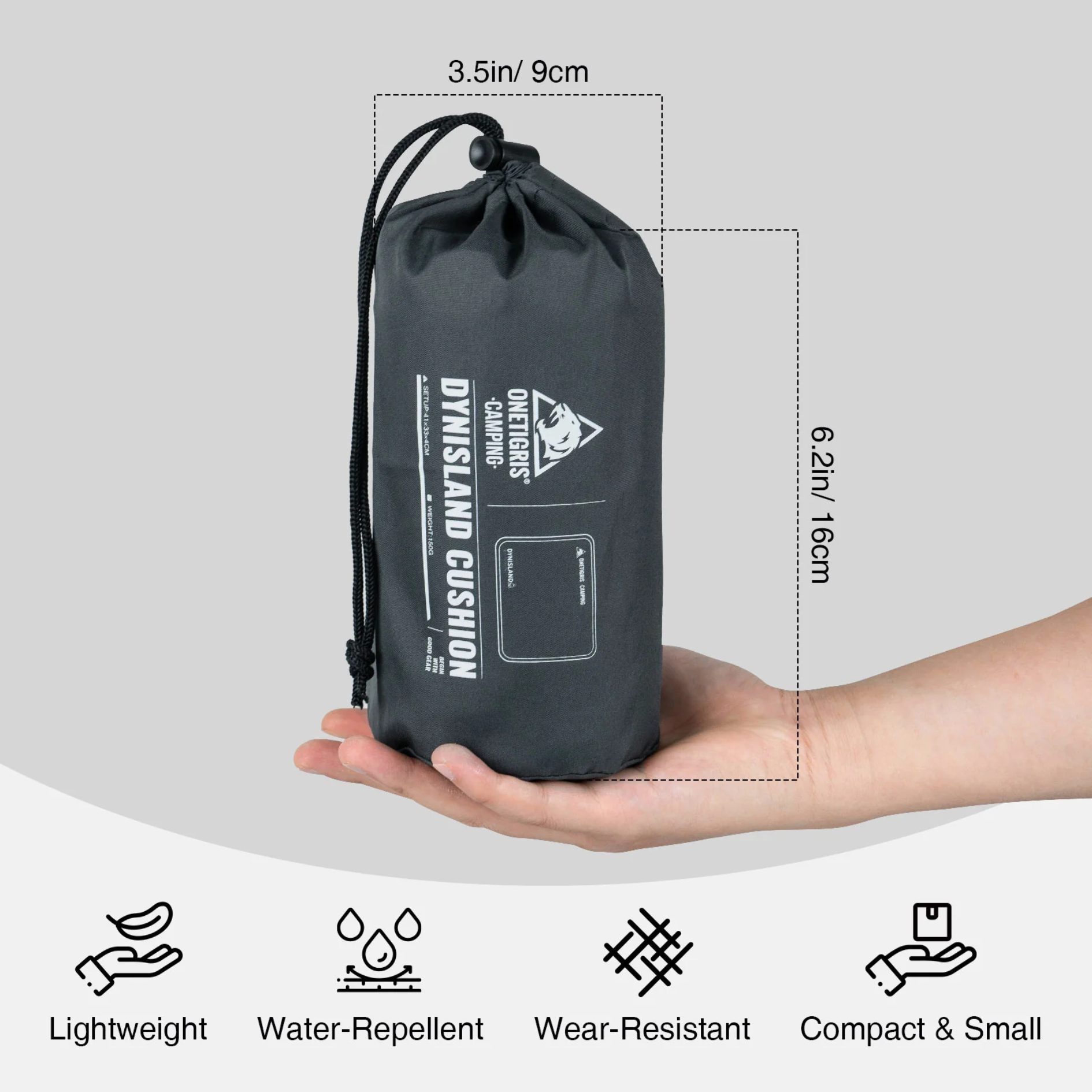 OneTigris Dynisland Self-Inflating Seat Cushion