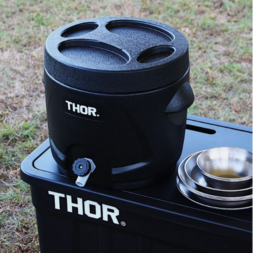 Thor Lightweight Water Jug 10L - Black
