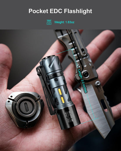 Loop Gear  SK03 Aluminum Grey LED Flashlight 1000Lumens 120 Meters