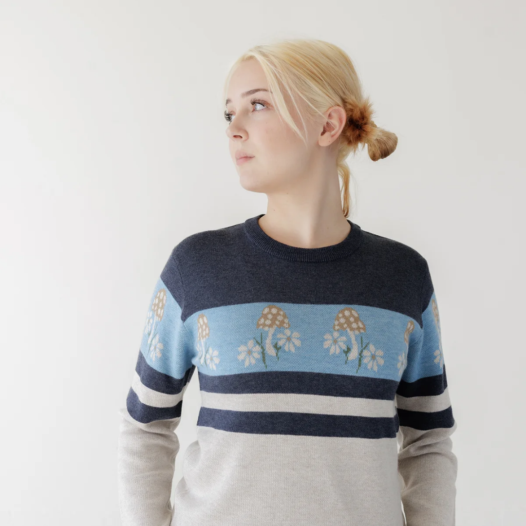 Kavu Hillrose Sweater - Mushroom Patch