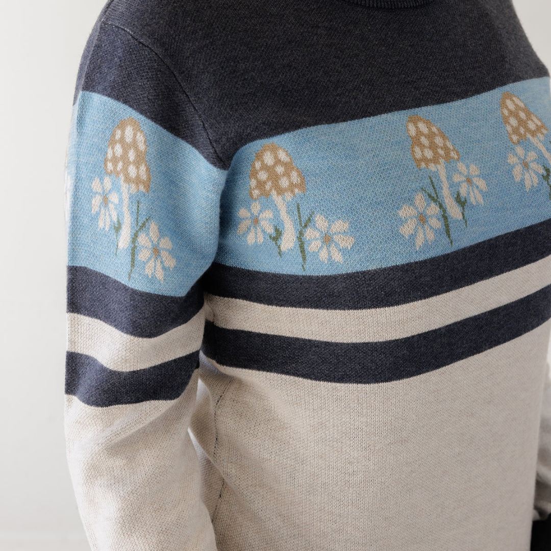 Kavu Hillrose Sweater - Mushroom Patch