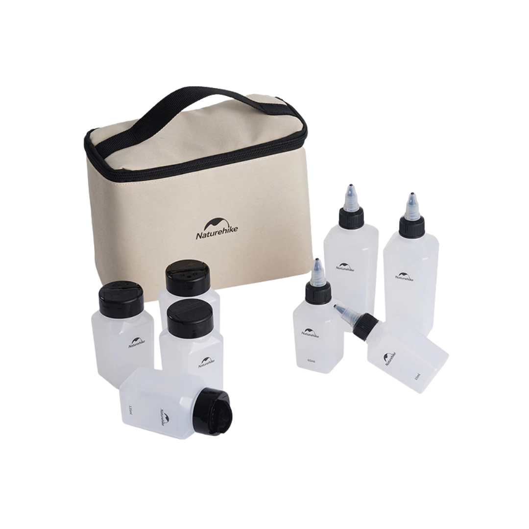 Naturehike Shiwei in Portable Seasoning Bottle Set 8 in 1