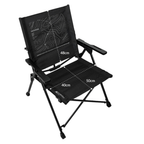 KZM Contour Clip Camping Chair Capacity 80kg