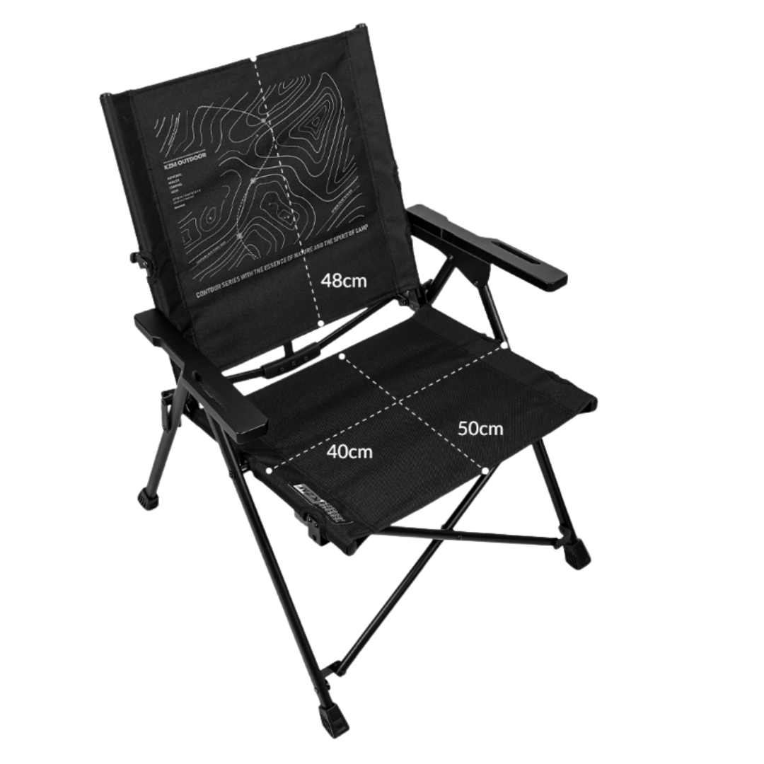 KZM Contour Clip Chair Capacity 80kg