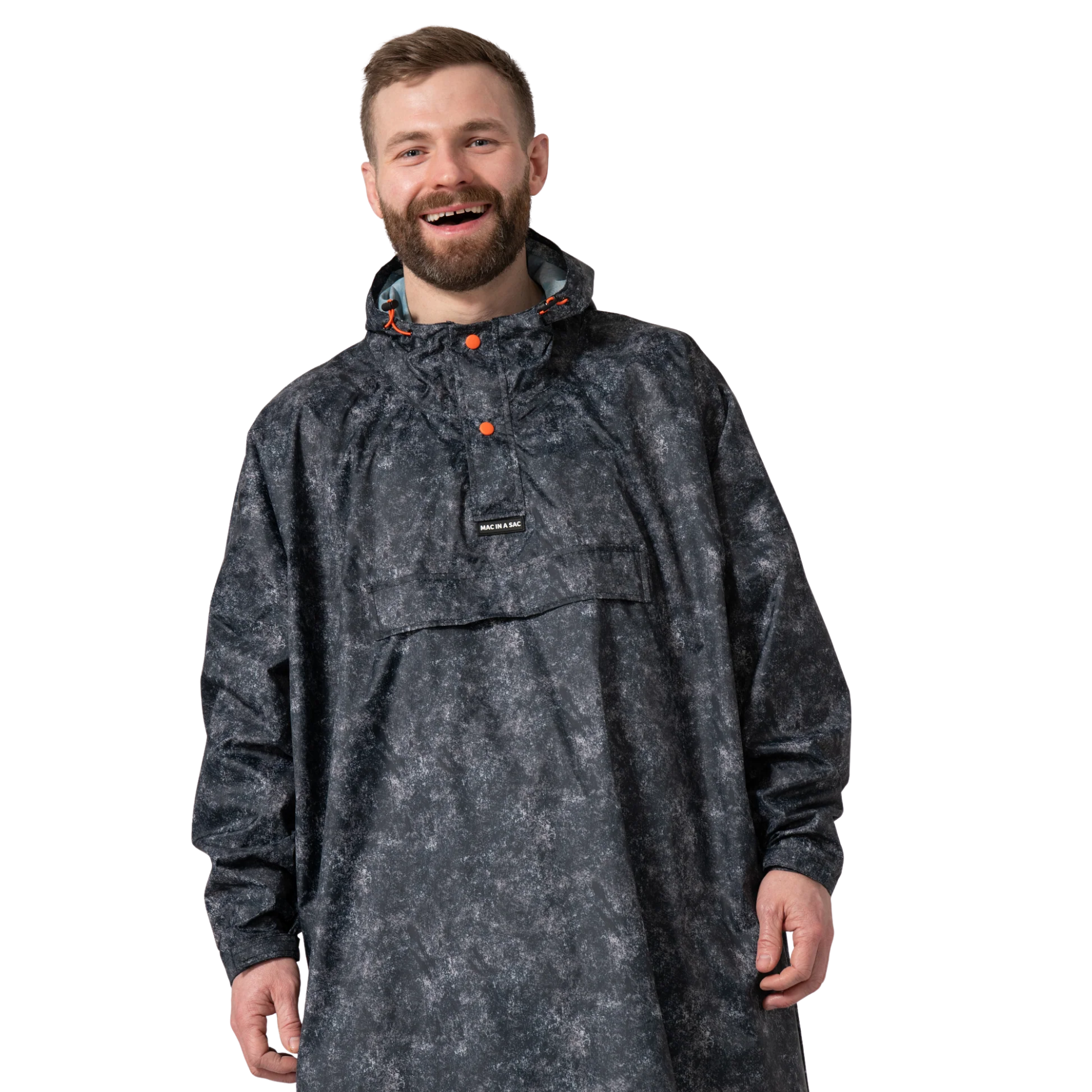 Mac In A Sac Festival Poncho Packable Waterproof Cape One Size