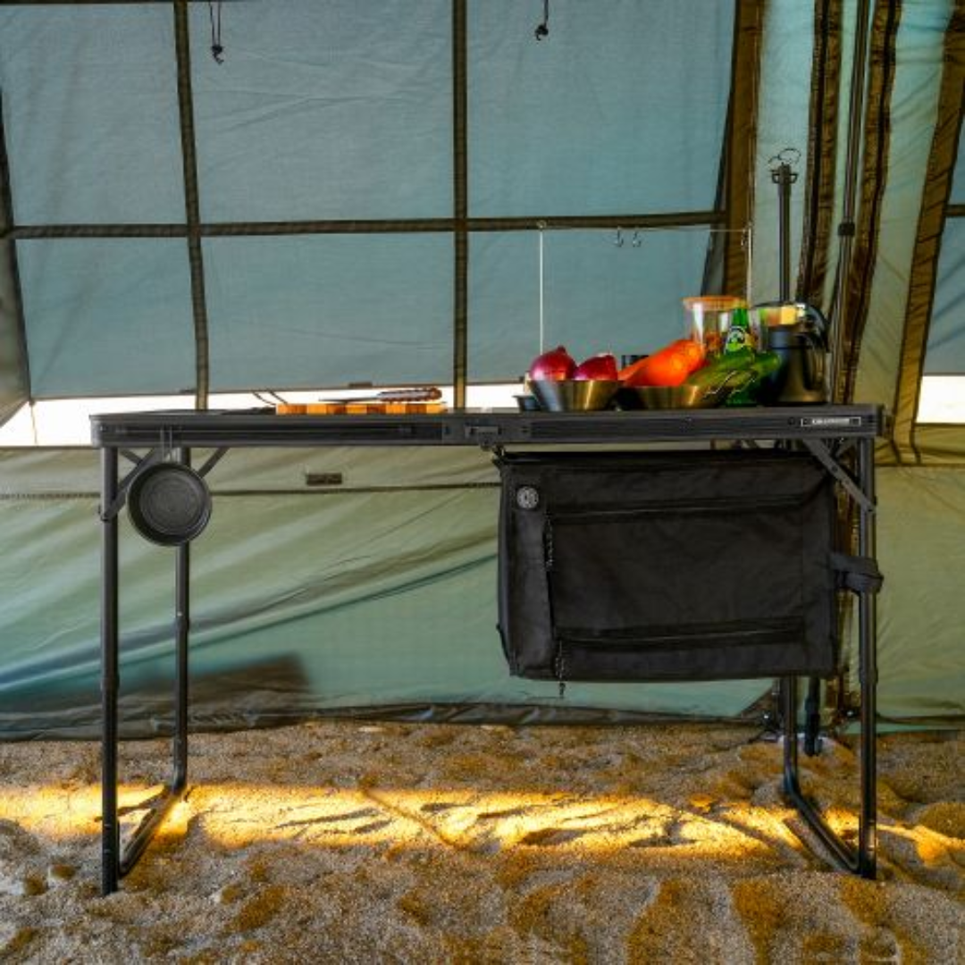 KZM Field Stove Table - Black