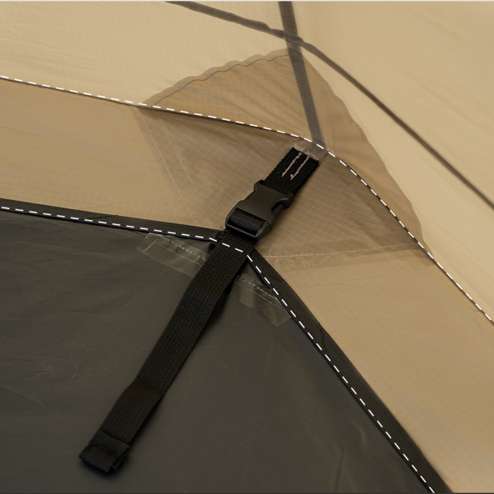 KZM Viva Dome Shelter Plus - Sand