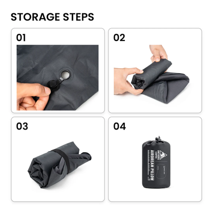 OneTigris Airdream Inflating Pillow -  Deep Gray