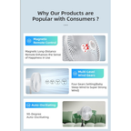 Lemoistar FT8-CL 20000mAh 10 Inch Foldable Extendable Hanging Fan