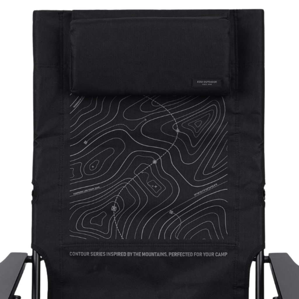 KZM Contour Low Camping Chair Capacity 100kg