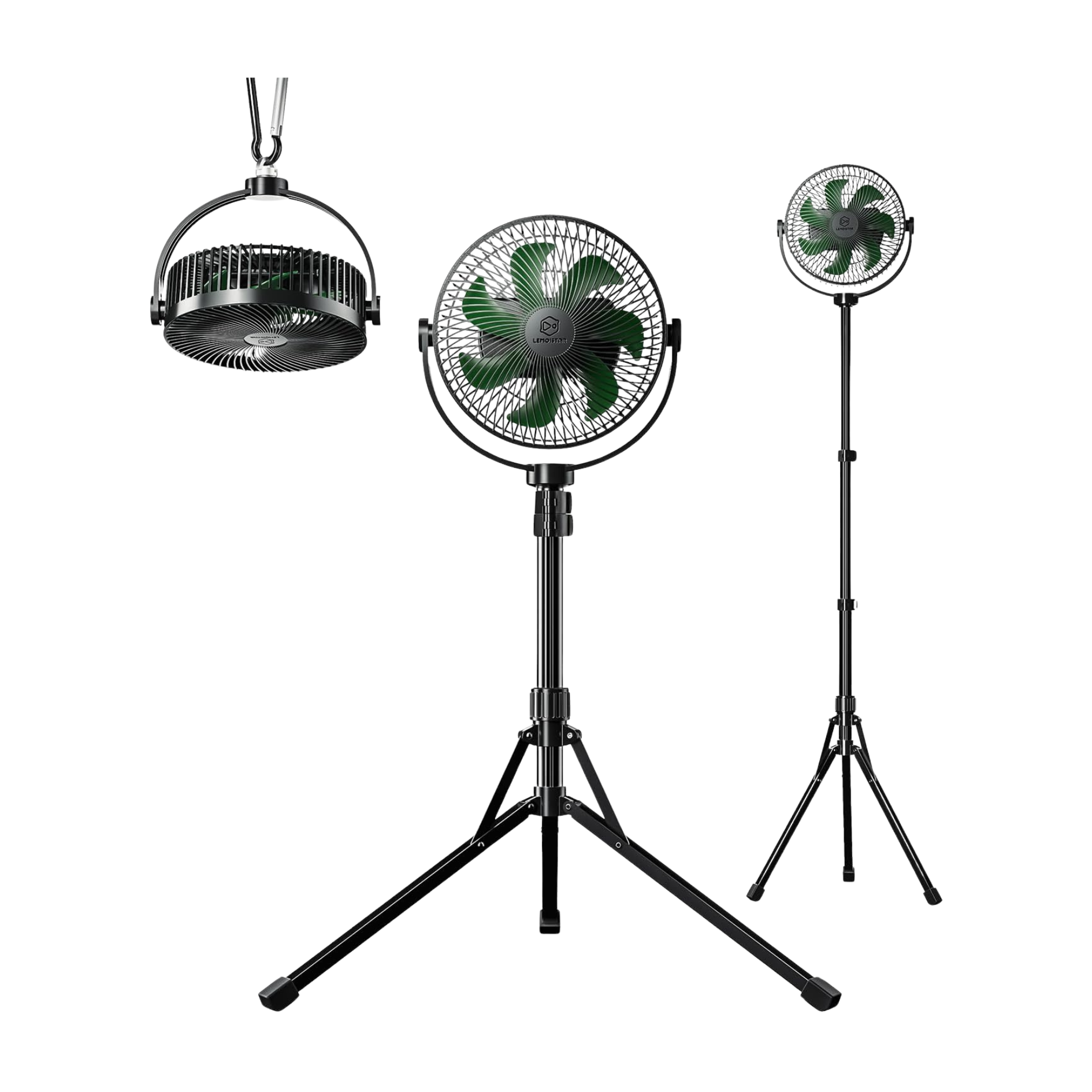 Lemoistar FT7L 10000mAh 8 Inch Foldable Extendable Hanging Fan