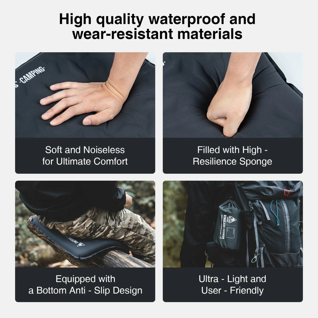 OneTigris Dynisland Self-Inflating Seat Cushion